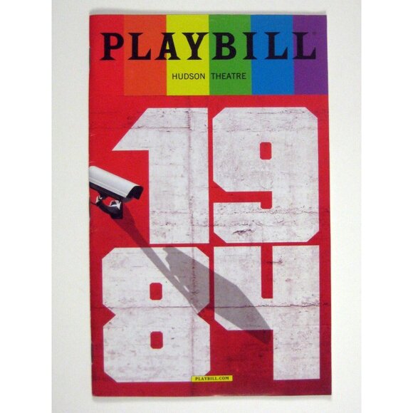 1984 Pride Playbill June 2017 George Orwell Tom Sturridge Olivia Wilde Birney - Picture 1 of 8
